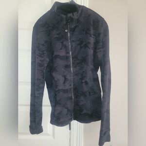 Lululemon Black Camo Zip Jacket